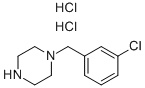 1-(3-CHLORO-BENZYL)-PIPERAZINE DIHYDROCHLORIDE Structure