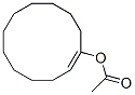 (24S)-3β-アセトキシ-24-メチル-9β,19-シクロラノスタ-25-エン 化学構造式