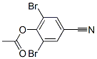 4-アセチルオキシ-3,5-ジブロモベンゾニトリル 化学構造式