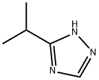 3-イソプロピル-1H-1,2,4-トリアゾール 化学構造式