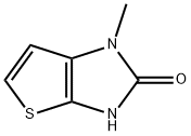 1-甲基-1H-噻吩并[2,3-D]咪唑基-2(3H)-酮, 231630-10-7, 结构式