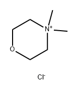 4,4-dimethylmorpholinium chloride  Structure