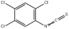 2,4,5-三氯异硫氰酸苯酯, 23165-46-0, 结构式