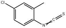 4-氯-2-甲基苯基异硫氰酸酯,23165-53-9,结构式