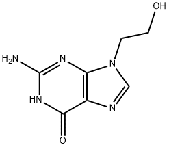 9-(2-羟乙基)鸟嘌呤, 23169-33-7, 结构式