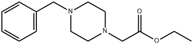 1-苄基-4-(乙氧基羰基甲基)哌嗪, 23173-76-4, 结构式
