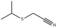 (Isopropylthio)acetonitrile Struktur