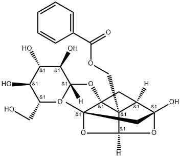 Structure of Paeoniflorin Structure of Paeoniflorin