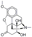 8β,14-Dihydroxy-7,8-dihydro Codeinone 结构式