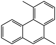 4,10-ジメチルフェナントレン 化学構造式