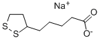チオクト酸ナトリウム 化学構造式