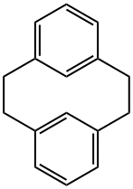 1,2-[エチレンビス(1,3-フェニレン)]エタン 化学構造式