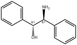 (1R,2S)-(-)-2-アミノ-1,2-ジフェニルエタノール 化学構造式