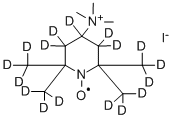 4-(TRIMETHYLAMMONIUM)-2,2,6,6-TETRAMETHYLPIPERIDINE-D17-1-OXYL IODIDE Struktur