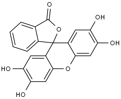 2-hydroxyhydroquinonephthalein Struktur