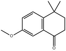 7-METHOXY-4,4-DIMETHYL-3,4-DIHYDRO-2H-NAPHTHALEN-1-ONE Struktur