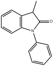 3-メチル-1-フェニルインドリン-2-オン 化学構造式