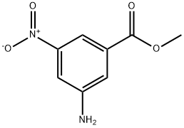 3-氨基-5-硝基苯甲酸甲酯, 23218-93-1, 结构式