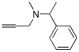 N-methyl-N-(1-phenylethyl)-2-propynylamine Struktur