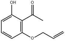 1-[2-(烯丙氧基)-6-羟基苯]乙烷-1-酮 结构式