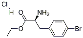 Ethyl (S)-2-aMino-3-(4-broMophenyl) propanoate hydrochloride Structure