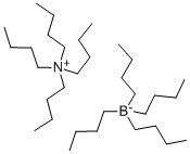 四丁基硼酸四丁基铵, 23231-91-6, 结构式