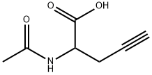 N-乙酰基-2-2-丙炔基-DL-甘氨酸, 23234-80-2, 结构式