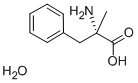 2-甲基-L-苯丙氨酸一水物,23239-35-2,结构式