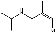 (Z)-3-Chloro-N-isopropyl-2-methyl-2-propen-1-amine Struktur