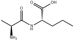 DL-アラニル-DL-ノルバリン 化学構造式