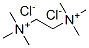 ethylenebis(trimethylammonium) dichloride  Struktur