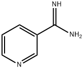 3-ピリジンカルボキシアミジン 化学構造式