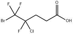 5-溴-4-氯-4,5,5-三氟戊酸,232602-79-8,结构式