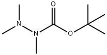 TERT-BUTYL 1,2,2-TRIMETHYLHYDRAZINE-1-CARBOXYLATE Structure