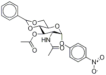 p-Nitrophenyl 2-Acetamido-3-O-acetyl-4,6-O-benzylidene-2-deoxy-α-D-glucopyranoside Structure