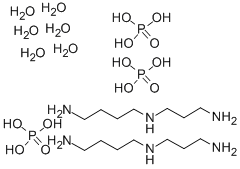亚精胺 磷酸盐 六水合物,23273-82-7,结构式