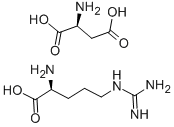 L-アルギニン/アスパラギン酸,(1:x) 化学構造式