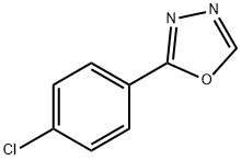 2-(4-氯代-苯基)-[1,3,4]恶二唑, 23289-10-3, 结构式