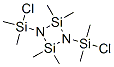 1,3-Bis(chlorodimethylsilyl)-2,2,4,4-tetramethyl-1,3-diaza-2,4-disilacyclobutane 结构式