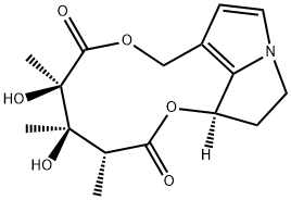 (13R,14R)-3,8-ジデヒドロ-14,19-ジヒドロ-12,13-ジヒドロキシ-20-ノルクロタラナン-11,15-ジオン 化学構造式
