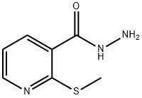 2-(メチルチオ)ニコチン酸ヒドラジド 化学構造式