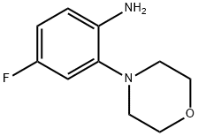 2-(4-吗啉基)-4-氟苯胺, 232951-87-0, 结构式