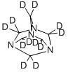 HEXAMETHYLENETETRAMINE-D12 Structure