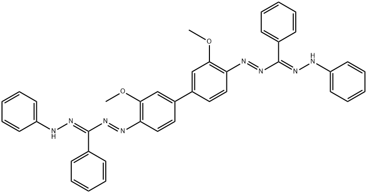テトラゾール ブルー ジホルマザン 化学構造式