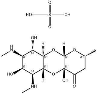 硫酸壮观霉素,23312-56-3,结构式