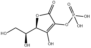 L‐アスコルビン酸2‐モノリン酸トリスシクロヘキシルアンモニウム標準品 化学構造式