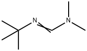 N1,N1-ジメチル-N2-tert-ブチルホルムアミジン 化学構造式