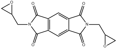 2,6-DI(OXIRAN-2-YLMETHYL)-1,2,3,5,6,7-HEXAHYDROPYRROLO[3,4-F]ISOINDOLE-1,3,5,7-TETRAONE Struktur