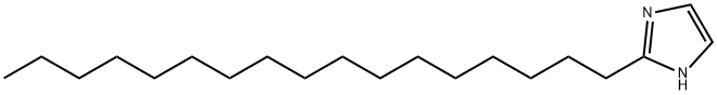 2-ヘプタデシルイミダゾール 化学構造式
