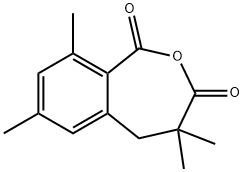 4,4,7,9-TETRAMETHYL-1,3,4,5-TETRAHYDRO-2-BENZOXEPINE-1,3-DIONE Struktur